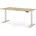 Kinderschreibtisch JUNIOR 140 x 70 cm Holz Natura braun/weiß