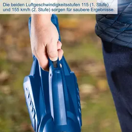 SCHEPPACH C-BL700-X axialer Akku-Laubbläser | axiales Gebläse | balance-Griff | max. 155 km/h | 516 m3/h | 20V IXES