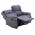 Femo Sofa 2-Sitzer FM-3231, Graublau - Mikrofaser - mit Relaxfunktion