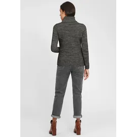 Oxmo Rollkragenpullover Schwarz L