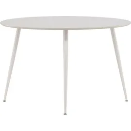 BOURGH Esszimmertisch PLAZA Ø120x75cm - runder Esstisch in beige