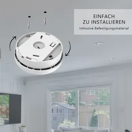 ELRO FS2010 Rauchmelder mit 10-Jahres-Batterie - Entspricht EN14604:2005/AC:2008-6 Stück