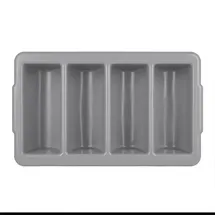 Olympia Kristallon Besteckkasten stapelbar 10 x 53 x 32,5 cm grau