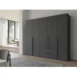 Rauch ORANGE Kleiderschrank Purisma 251 x 223 cm Dekor Grau Graphit