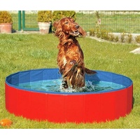 Karlie DOGGY POOL der Swimmingpool für Hunde - Rot-Blau - 80 cm