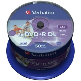 Verbatim DVD+R 8,5 GB 8x 50 St.