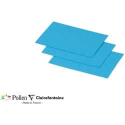 Pollen 250x Karte Mini 70x95mm Pollen 210g - Türkisblau 1222C