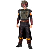 Rubies Offizielles Star Wars Book of Boba Fett – Boba Fett Deluxe-Kinderkostüm, Kinder-Kostüm, Alter 3–4 Jahre, Halloween, Halloween