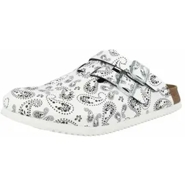 Birkenstock Kay Superlauf, Birko-Flor, Paisley Black/White, schmal, 38