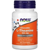 NOW Foods L-Theanin 100 mg Tabletten 90 St.