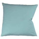 fleuresse Kissenbezug Satin 80 x cm Blau Aqua