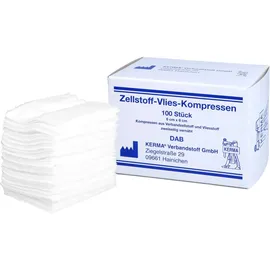 KERMA Verbandstoff GmbH Zellstoff Vlies Kompressen 6 x 8 cm 100 St.
