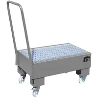 Bauer Südlohn Fahrbare Auffangwanne AW 60-1 SR, lackiert, Mausgrau