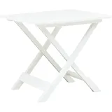 vidaXL Gartentisch Klappbar 79 x 72 x 70 cm Weiß