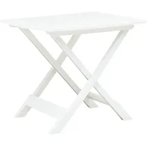 vidaXL Gartentisch Klappbar 79 x 72 x 70 cm Weiß