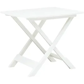vidaXL Gartentisch Klappbar 79 x 72 x 70 cm Weiß