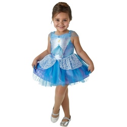 Rubie ́s Kostüm Disney Prinzessin Cinderella Ballerinakleid für Ki, Klassische Märchenprinzessin aus dem Disney Universum im Ballerina-Tu blau 104