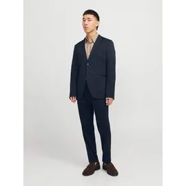 JACK & JONES Anzughose »JPRJAXON Businesshose mit mittlerer Bundhöhe« unifarben, modisch, slim fit, Materialmix