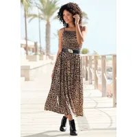 Buffalo Midikleid Braun Animalprint 38