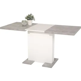Möbel Boss Britt 110-150 x 76 x 69 cm grau/weiß