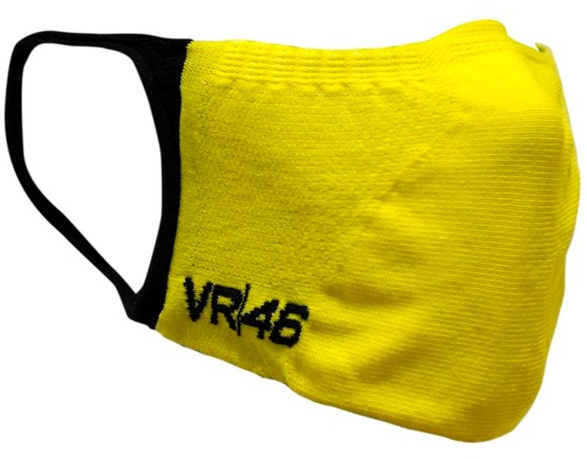 Mund und Nasenschutzmaske VR46 Social Mask, L, yellow