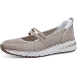Marco Tozzi Damen Slipper mit Riemen Bequem, Beige (Dune Comb), 39 EU