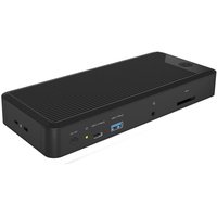 Icy Box 13-in-1 DisplayLink® Hybrid mit vierfacher Videoausgabe