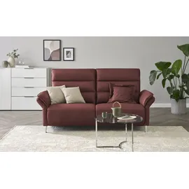 Wohnwert Einzelcouch Leder 1-Sitzer Braun
