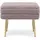 BIZZOTTO Sitzbank Pavlina Samt Rosa 50 x 42 x 34 cm