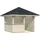 Palmako Pavillon Bianca 8,3 m2 Set 103 naturbelassen