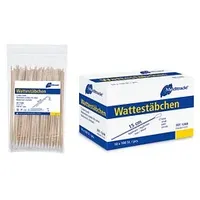 Meditrade Wattestäbchen klein braun 1.000 St.