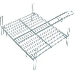 MSV - Chromgrill mit Füßen 45x50cm