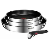 Tefal Ingenio Emotion L897S404 Edelstahl Ø 24 cm Bratpfannen abnehmbarer Griff, Ø 28 cm