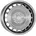 Accuride PS616003 7 0Jx16 5x108 ET46 MB65 Silber silber 16 108 0 46 0