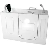 AcquaVapore AquaVapore Senioren Sitzbadewanne Sitzwanne Badewanne mit Tür Pool S07-B-L 140cm