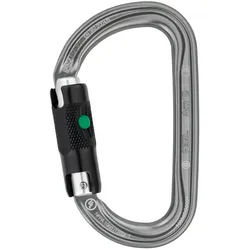 PETZL - Alukarabiner - Am'D - Ball-Lock - grau - Goldfarben , Triact-Lock