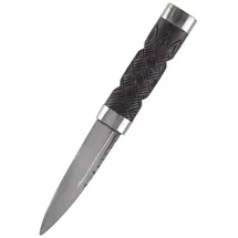 Battle-Merchant Sgian Dubh Messer mit Lederscheide