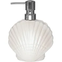 KLEINE WOLKE Seifenspender Concha Steinzeug Weiß