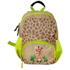 Donau Elektronik DONAU Kindergartenrucksack Mini Giraffe Kunstfaser braun/gelb
