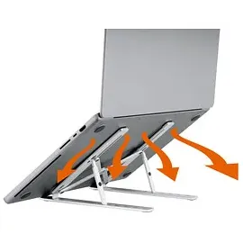 Durable LAPTOP STAND FOLD, silber
