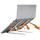 Durable LAPTOP STAND FOLD, silber