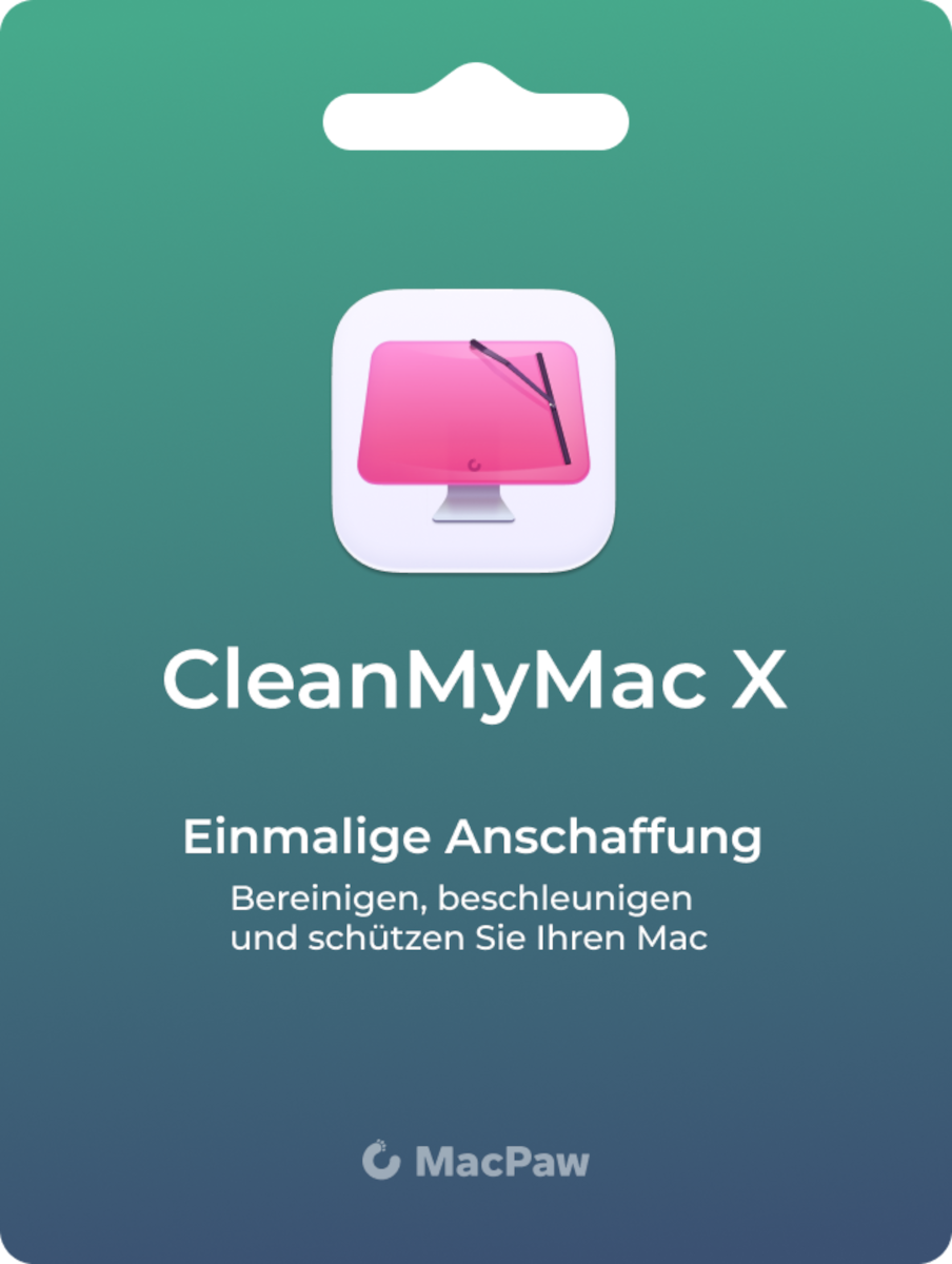 MacPaw CleanMyMac X | ungebrenzte Laufzeit | 1 Mac