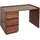 Mendler Schreibtisch HWC-J78 Walnuss-Optik