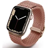 Uniq Aspen geflochtenes Armband Apple Watch 1/2/3/4/5/6/7/8/SE/SE2 44/42/45 mm) – Rosa