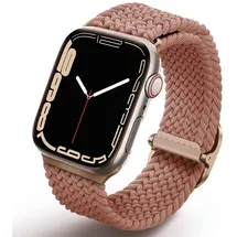 Uniq Aspen geflochtenes Armband Apple Watch 1/2/3/4/5/6/7/8/SE/SE2 44/42/45 mm) – Rosa
