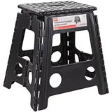 DEMA Tritthocker Hocker Tritt Schemel klappbar Höhe 39 cm schwarz Traglast 120 kg