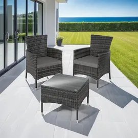 Tectake tectake® Rattanset für 2 Personen