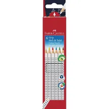 Faber-Castell Buntstifte Set Grip Heft & Tafel 6 St. ergonomisch