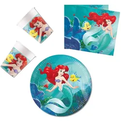 Party-Set 36-teilig "Disney Princess" Arielle 23 cm