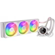 Krux HydroGlance 360 LCD White Wasserkühlung - weiß